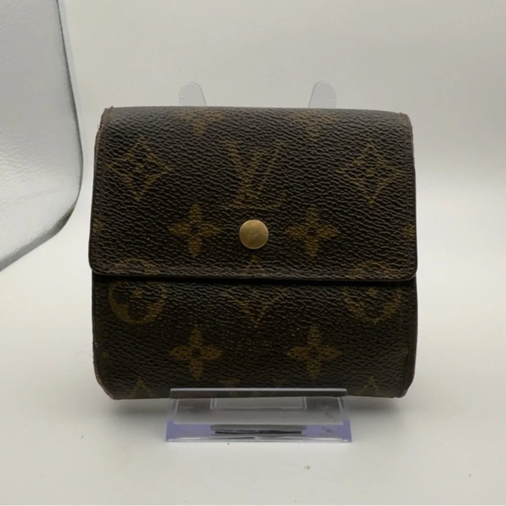 Louis Vuitton Elise Brown Monogram Wallet Tri-Fold | Unisex | Pre-Owned |